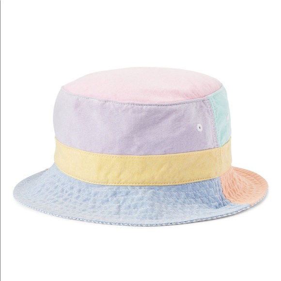 Mens Polo Color block Oxford Bucket Hat - Picture 3 of 7